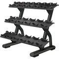 Precor 3-Tier 10-Pair Dumbbell Storage Rack