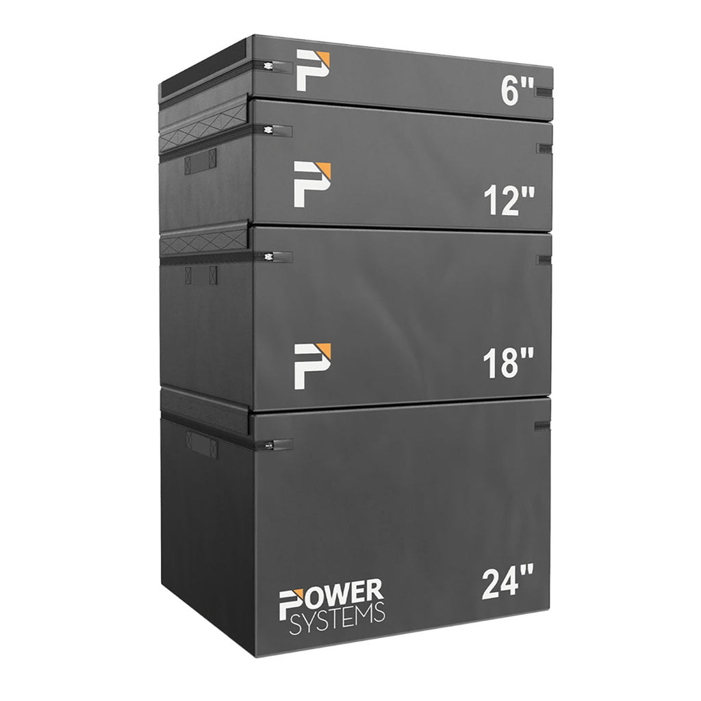Power Systems Foam Plyometric Box Set of 4