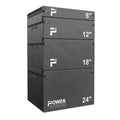 Power Systems Foam Plyometric Box Set of 4