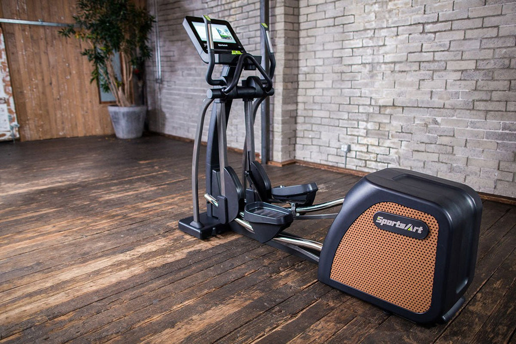 SportsArt E876 Status Elliptical with 16" Senza Touchscreen