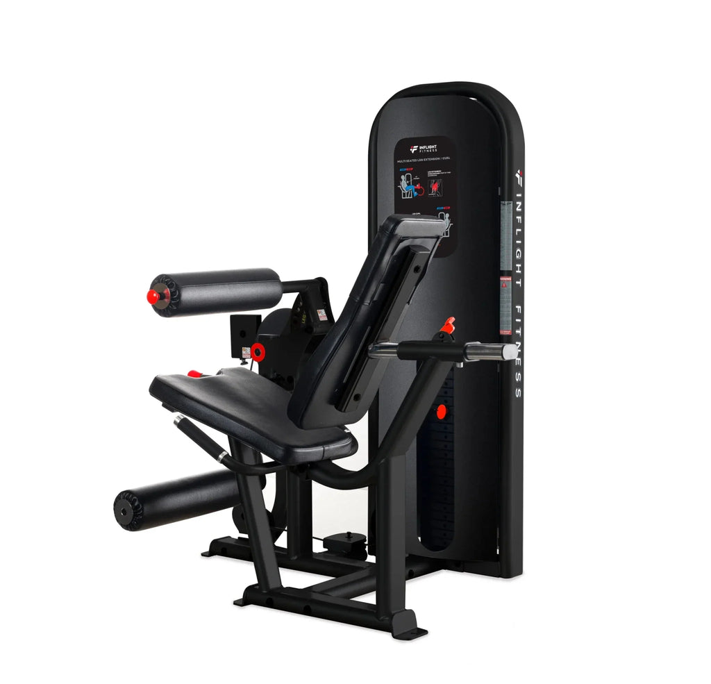 Inflight Fitness Seated Leg Extension/Leg Curl Machine with Full Shrouds