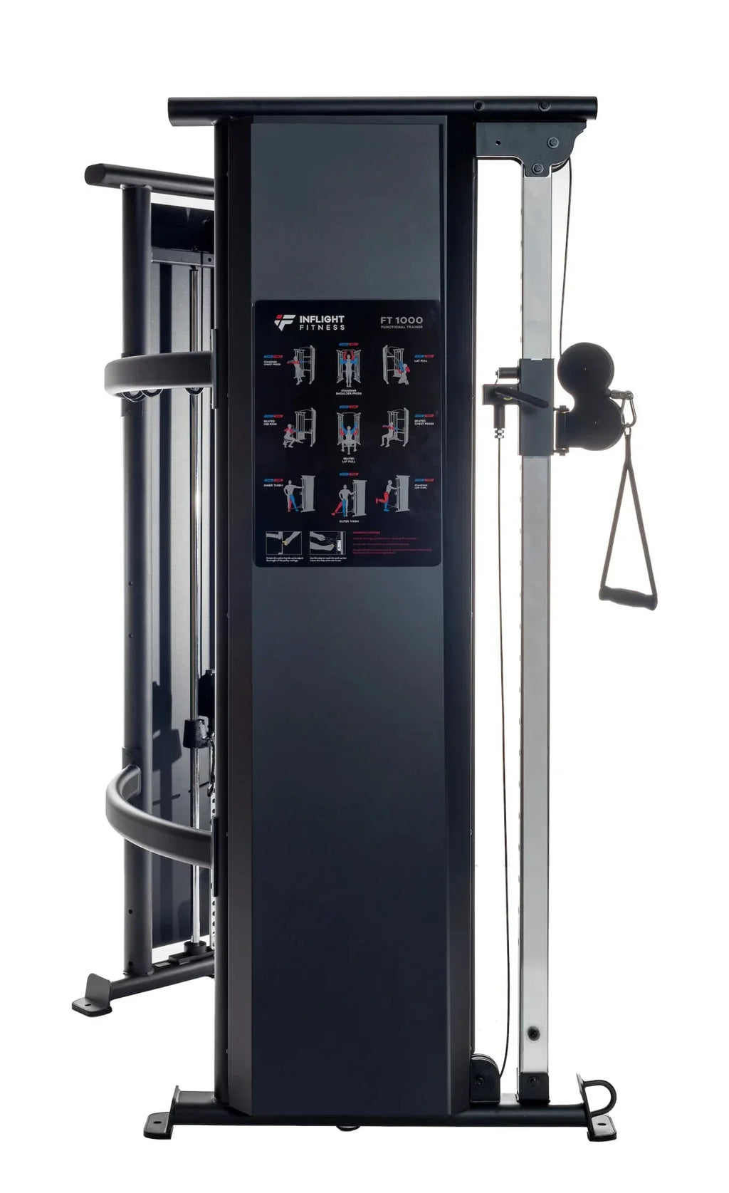 Inflight Fitness Dual-Stack Functional Trainer with Rear Shrouds