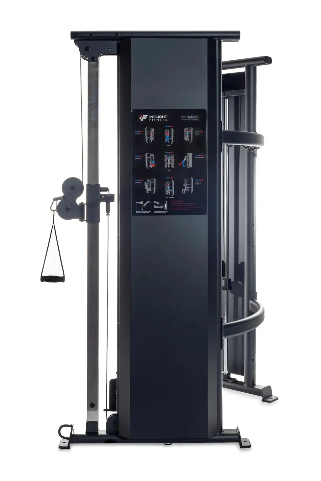 Inflight Fitness Dual-Stack Functional Trainer with Rear Shrouds