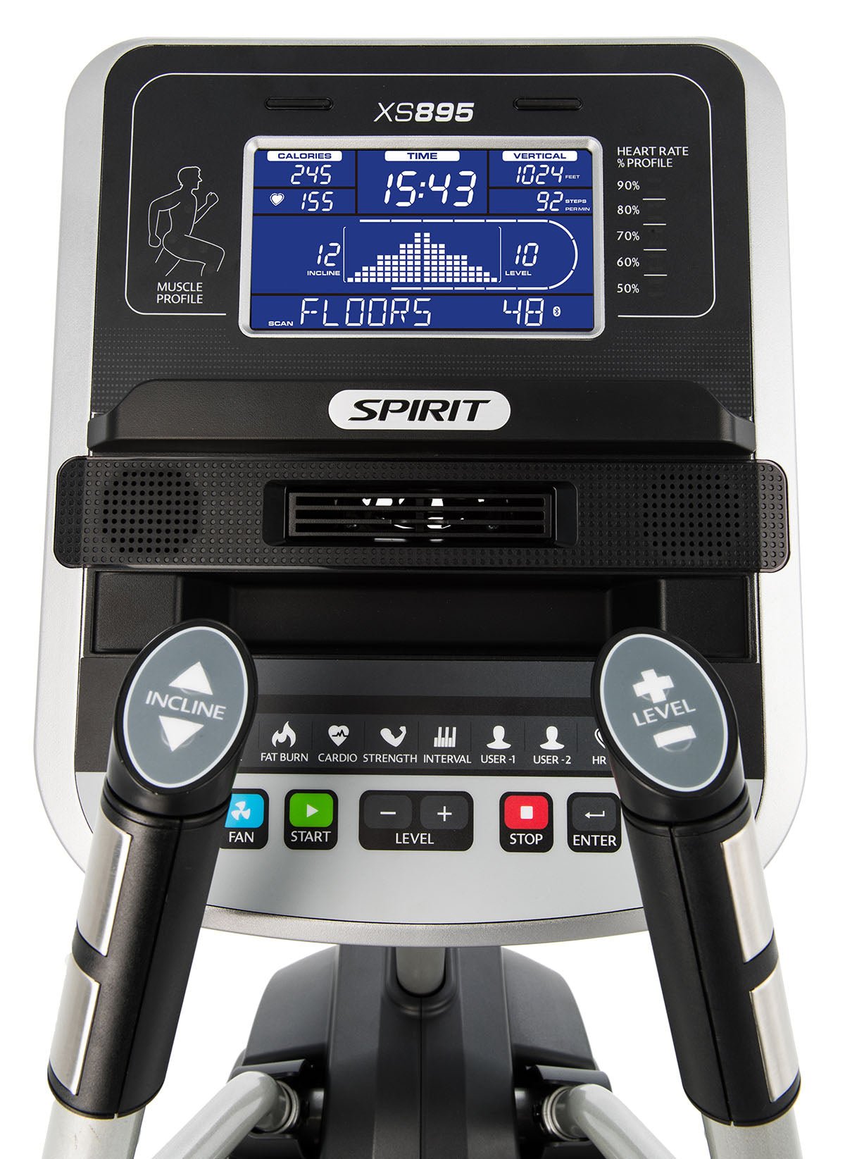 Spirit XS895 HIIT Adjustable Incline Stepper Stair Climber