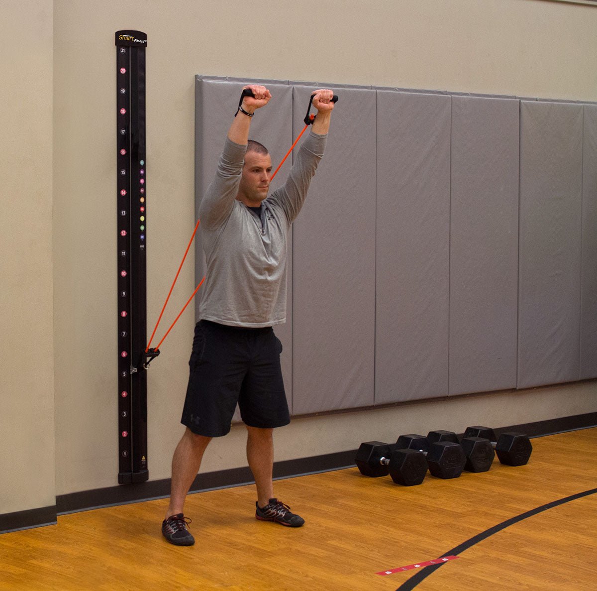 Prism Fitness Smart Resistance Wall Gym and Cable Caddy Complete Kit