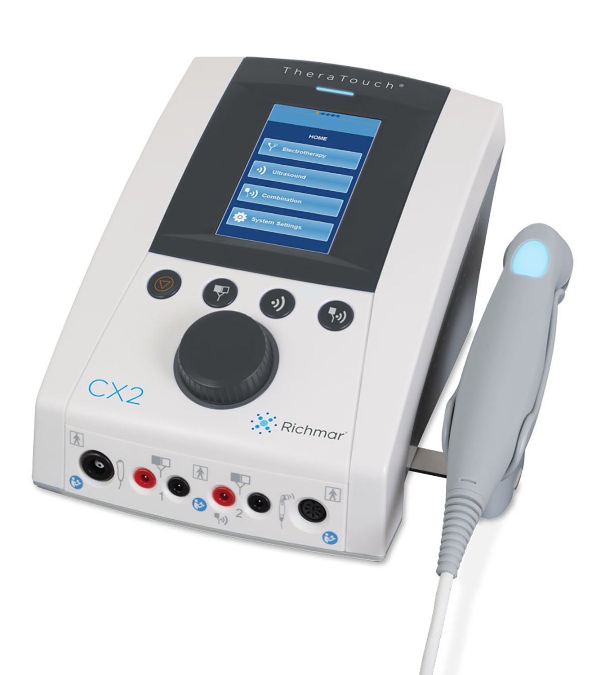 Richmar TheraTouch CX2 2-Channel Electrotherapy & Ultrasound Combination System