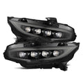 16-21 Honda Civic NOVA-Series LED Projector Headlights Alpha-Black (No converter ( for stock halogen headlights +$0.00 ))