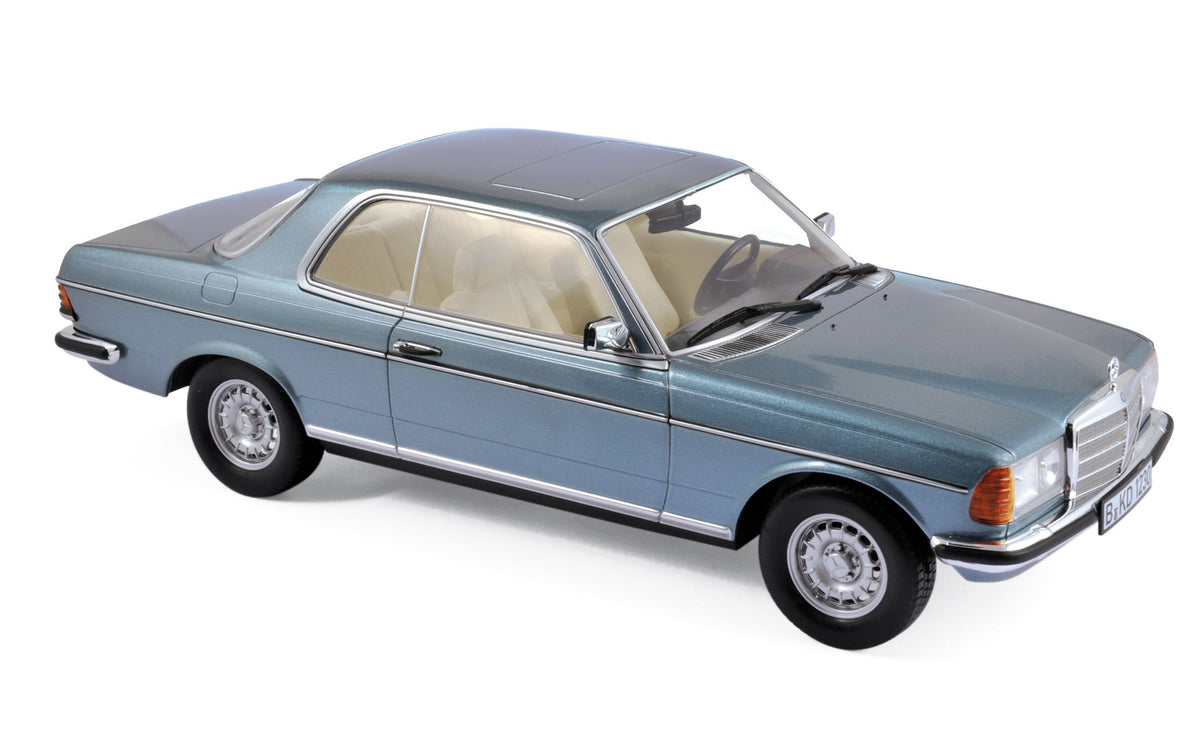 Mercedes-Benz 280 CE 1980 Bleu argenté métallisé 1/18