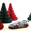 Porsche 911 GT3 RS 2022 Gris arctique et rouge pyro 1/18