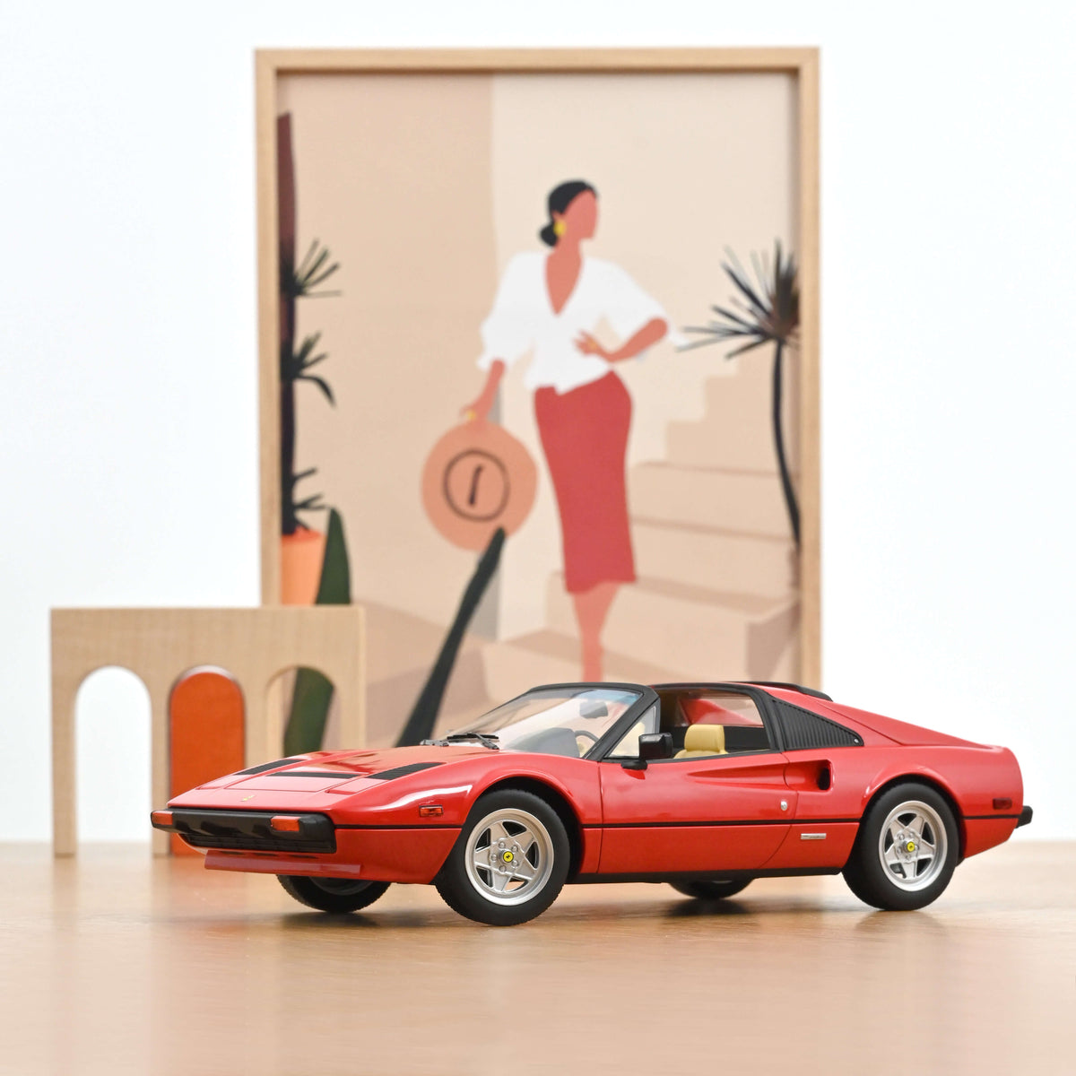 Ferrari 308 GTS 1982 Rouge 1/18