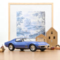 Chevrolet Corvette Coupé 1969 Blue Le Mans 1/18