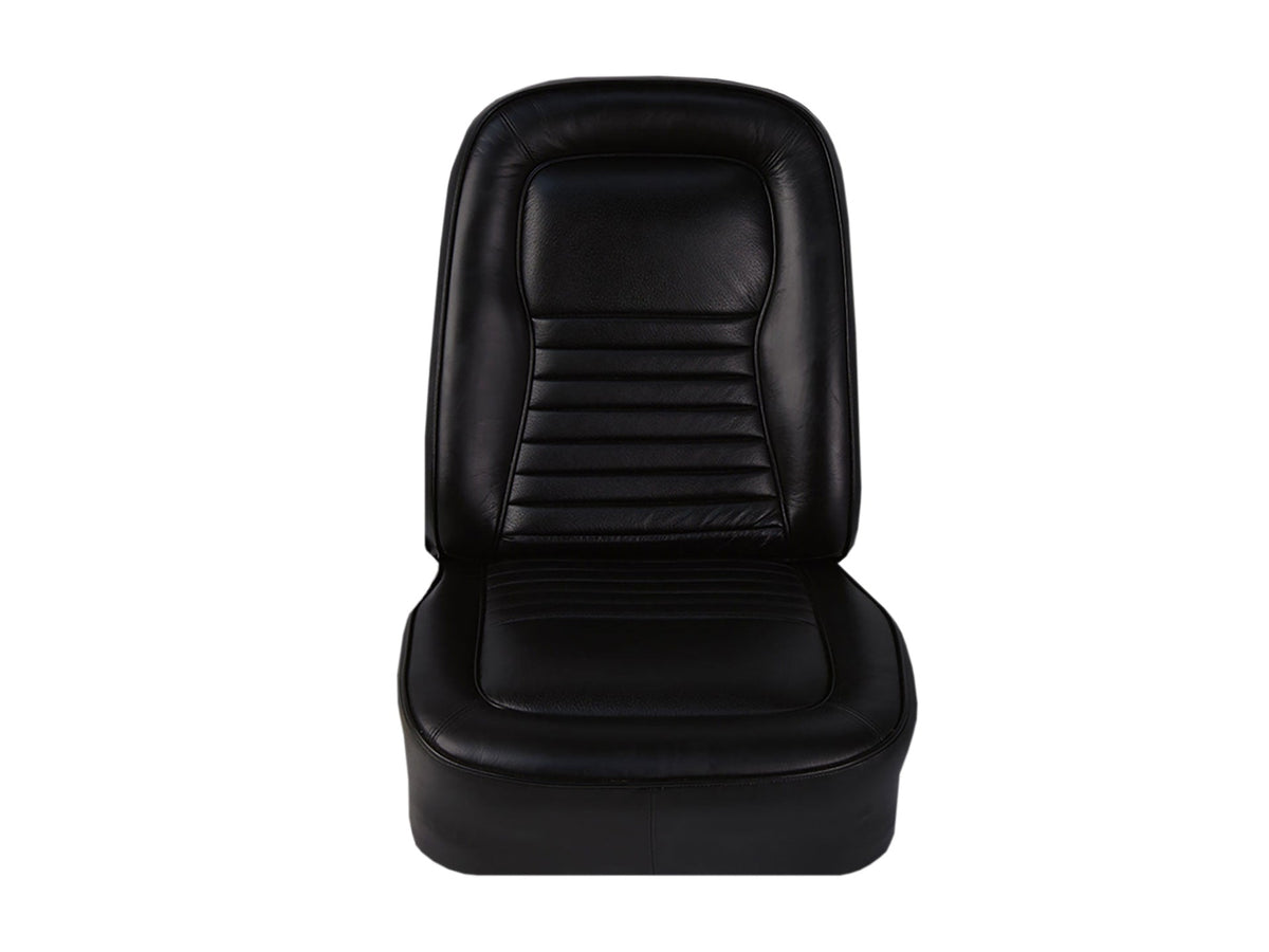 1967 Chevrolet Corvette Leather Seat Covers w/Install Kit (Black)