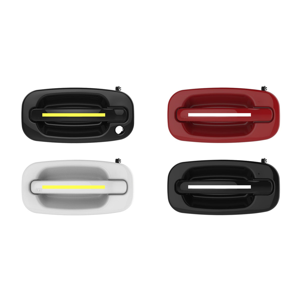 ION Series LED Door Handles | 1999-2007 Chevy Silverado/GMC Sierra & SUVs (Universal Black / Signal Only)