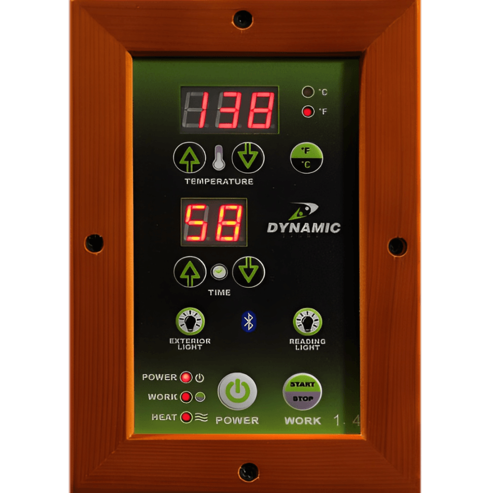 Avila 1-2-person Low EMF Infrared Sauna - Canadian Hemlock