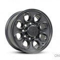 AEV Katla 17x8.5 Wheel 8x6.5 Ram 2500/3500 - Onyx Black (Metallic Grey)