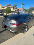 SWA Design 3 PCS Gloss Black DC5 Inspired Wing for 2023+ Acura Integra [DE4/DE5] (Gloss Black)