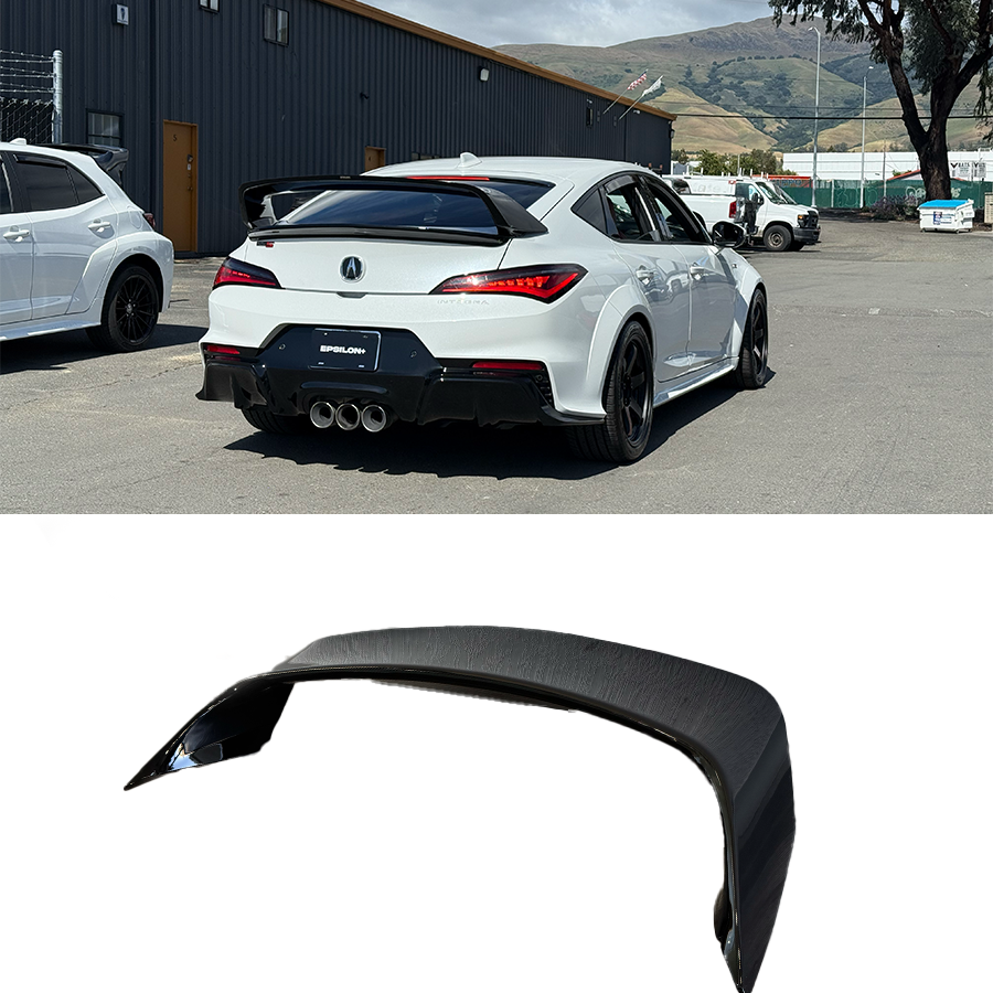 Epsilon+ Sport Wing for 23-26 Acura Integra [DE] (Sport Wing / Generic Gloss Black)