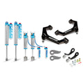 Cognito 3-Inch Elite Leveling Kit with King 2.5 Reservoir Shocks for 20-25 Silverado/Sierra 2500/3500 2WD/4WD (King Blue)