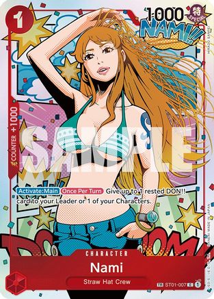 Nami (TR) (ST01-007) - Wings of the Captain Foil (Lightly Played)