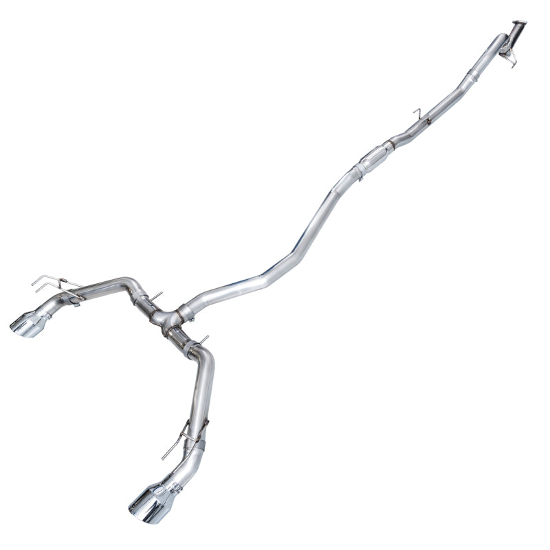 AWE Tuning Track Edition Catback Exhaust w/ Dual Chrome Silver Tips for 2022+ Honda Civic Si / 2023+ Acura Integra 1.5T [FE1/DE4]