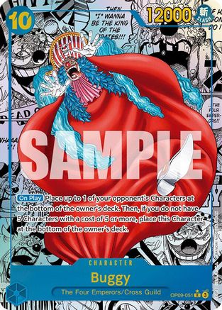 Buggy (051) (Manga) (OP09-051) - Emperors in the New World Foil (Lightly Played)