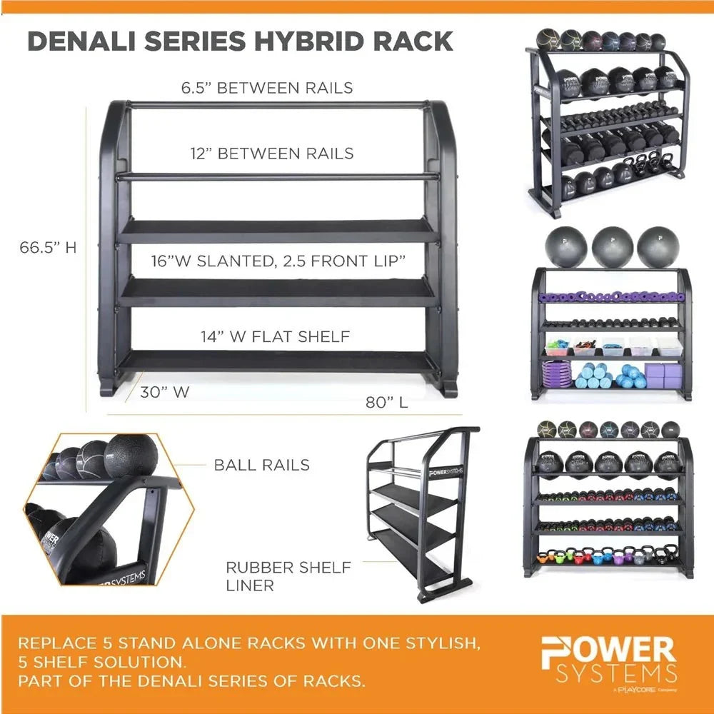 Power Systems Denali Series Hybrid Gym Storage Rack