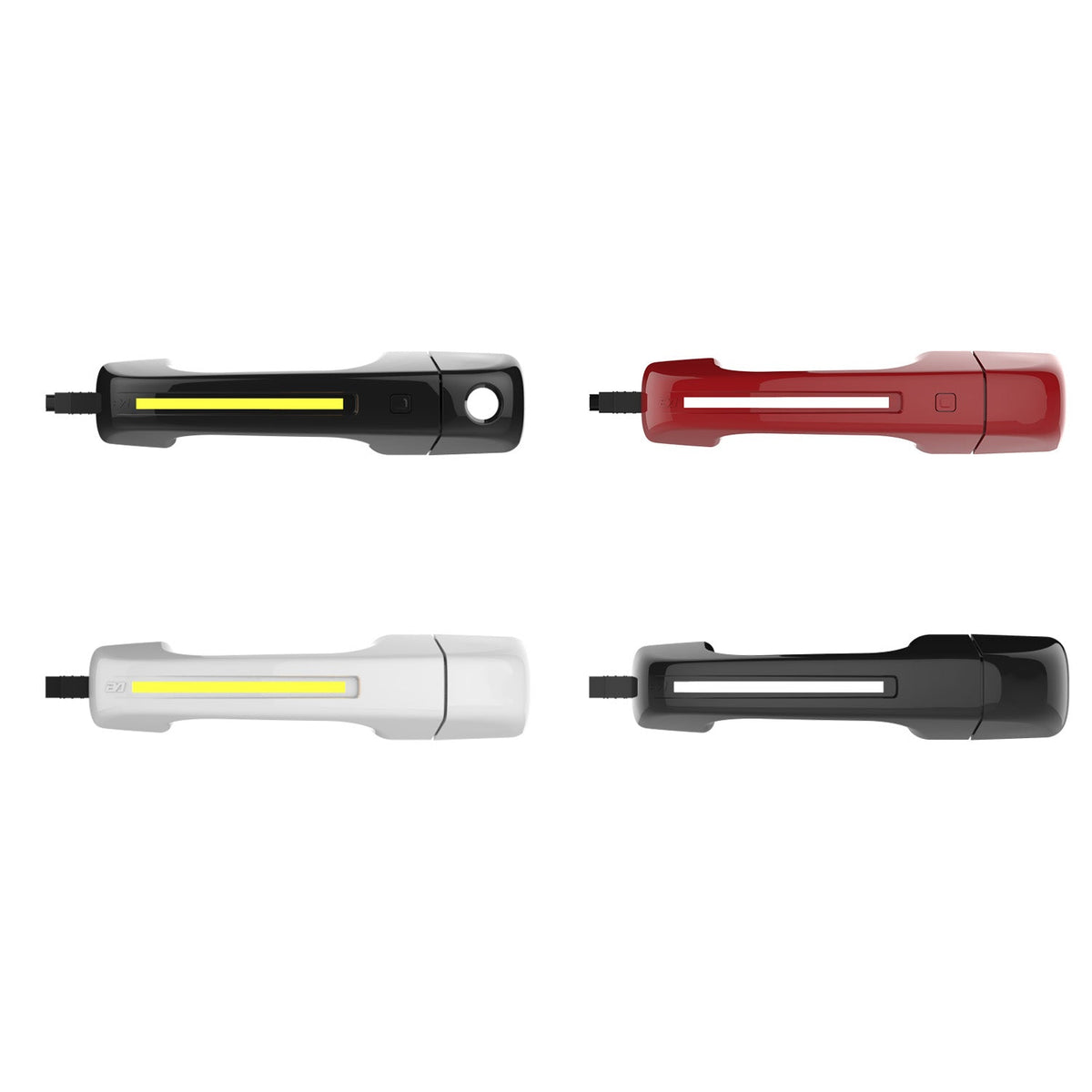 ION Series LED Door Handles | 2019-2024 Dodge Ram 1500 (Universal Black / Signal Only / No Without Factory Passive Entry)