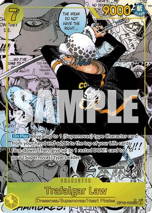Trafalgar Law (119) (Manga) (OP10-119) - Royal Blood Foil (Lightly Played)