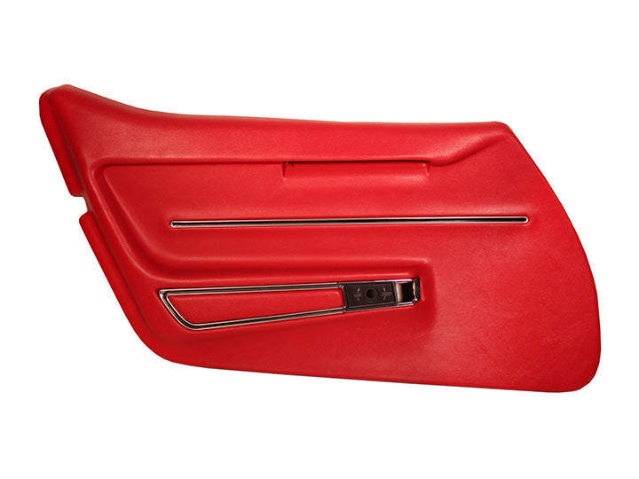 1968 CHEVROLET CORVETTE-DELUXE DOOR PANELS (Black)