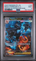 2025 Pokemon Phantasmal Flames #125 Mega Charizard X ex SIR PSA 9