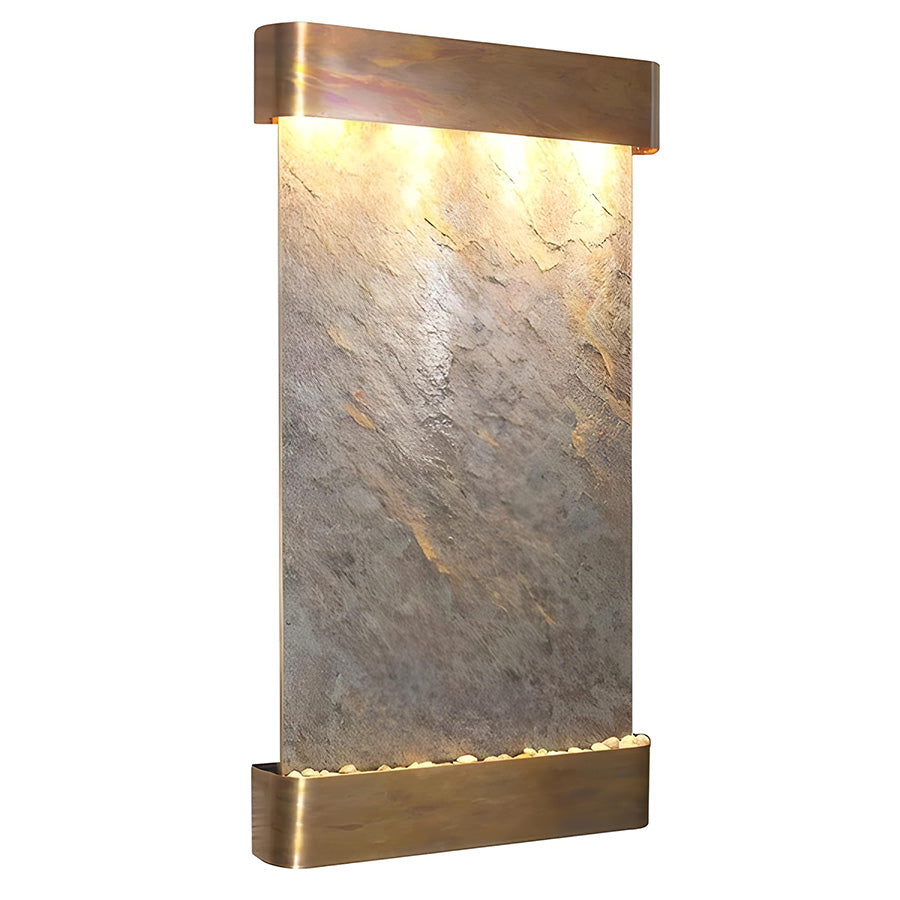 Adagio Summit Falls Wall Water Fountain - 40"Wx74"Hx6"D