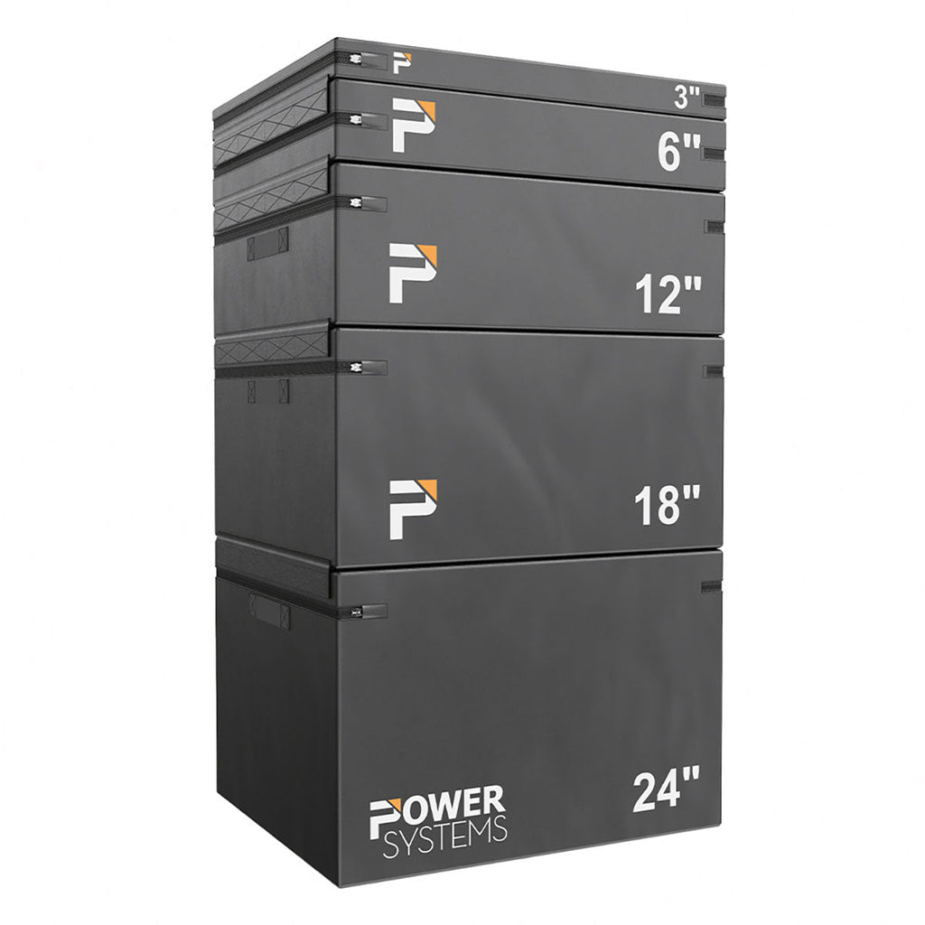 Power Systems Foam Plyometric Box Set of 5