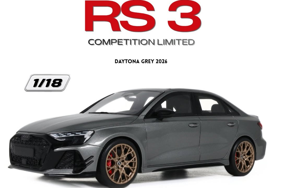 GT Spirit 2026 Audi RS3 8Y Competition Limited Daytona Grey 1:18 (Default Title (1977))