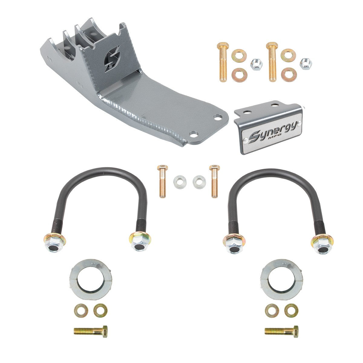 Synergy MFG 2005 + Ford Super Duty F-250 / F350 Dual Steering Stabilizer Kit (8610-02 With Clamps - No Stabilizers)