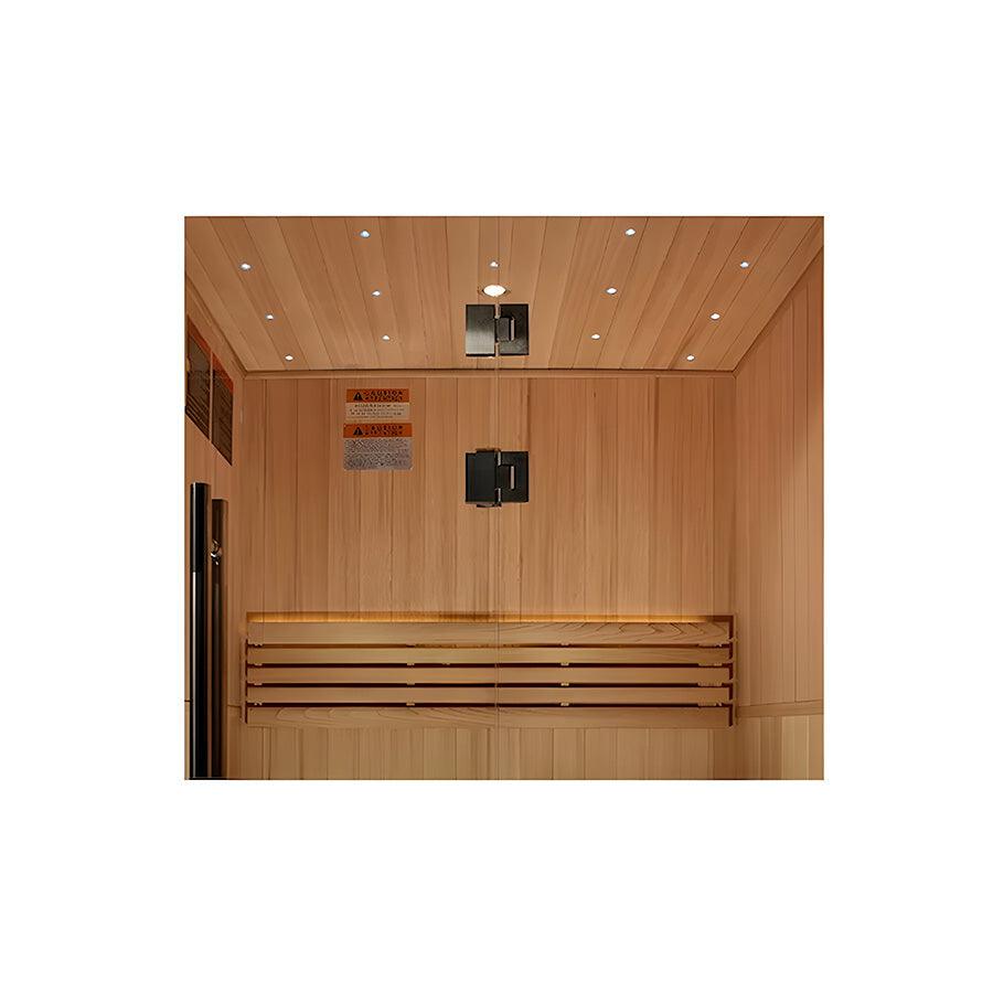 Golden Designs Sundsvall Edition 2 Person Traditional Sauna - Canadian Red Cedar