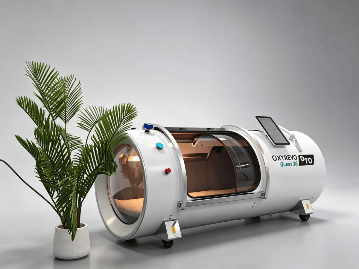 OxyRevo Quest36 Pro 2.0 ATA Hard Shell Lying Hyperbaric Oxygen Chamber