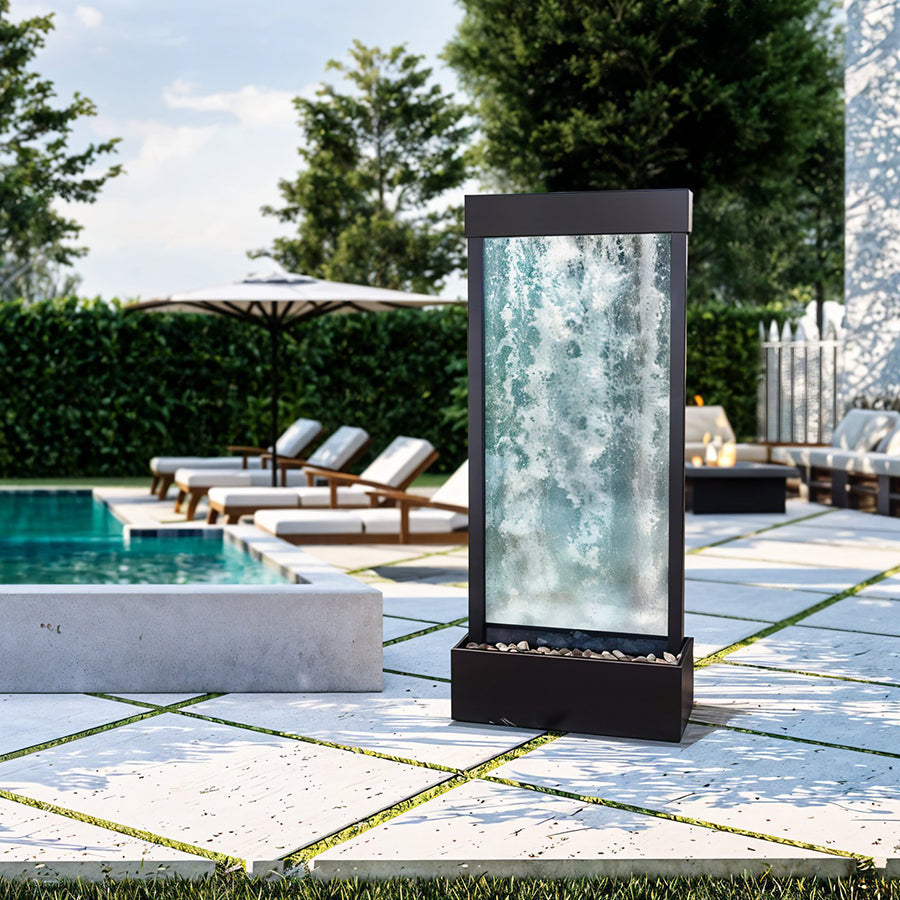 Adagio Harmony River Water Fountain (Rear Mount)-70"Hx31"Wx14"D