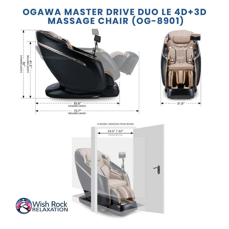 Ogawa Master Drive DUO LE 4D+3D Massage Chair (OG-8901)