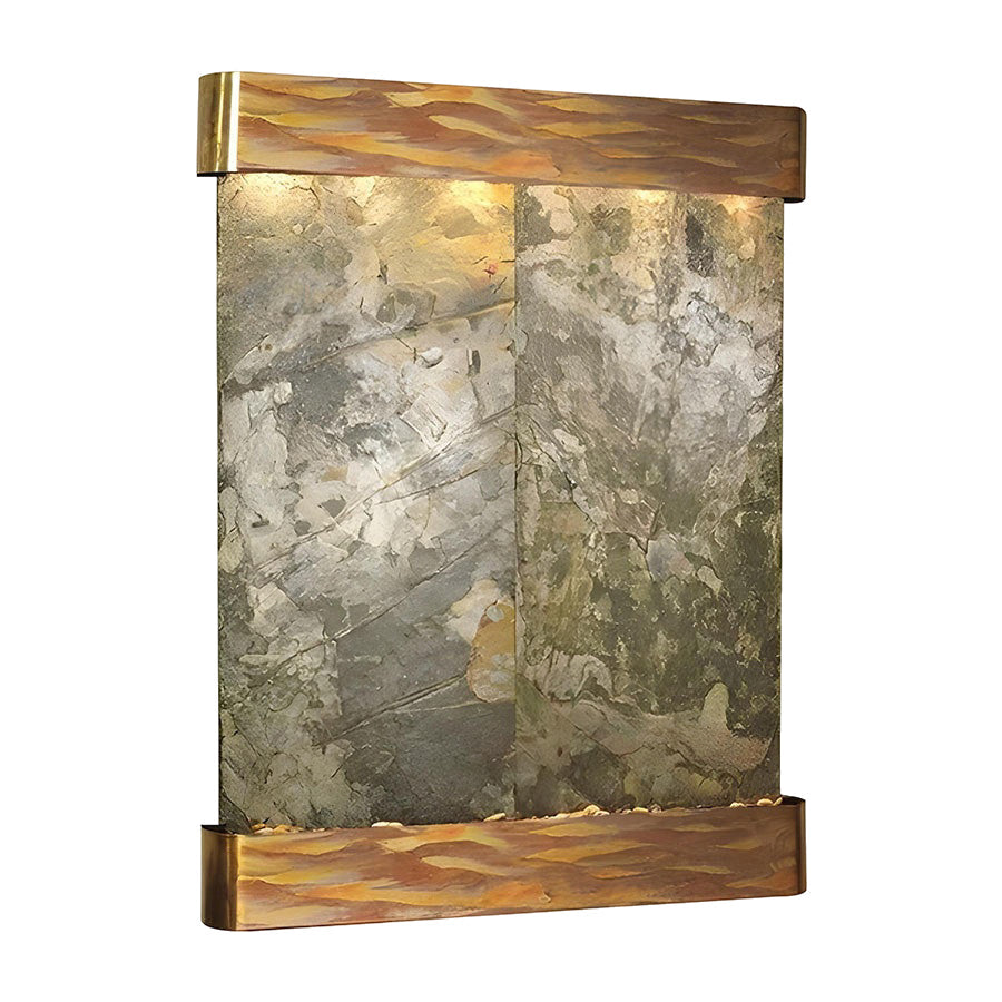 Adagio Majestic River Wall Water Fountain - 54"Wx69"Hx6"D