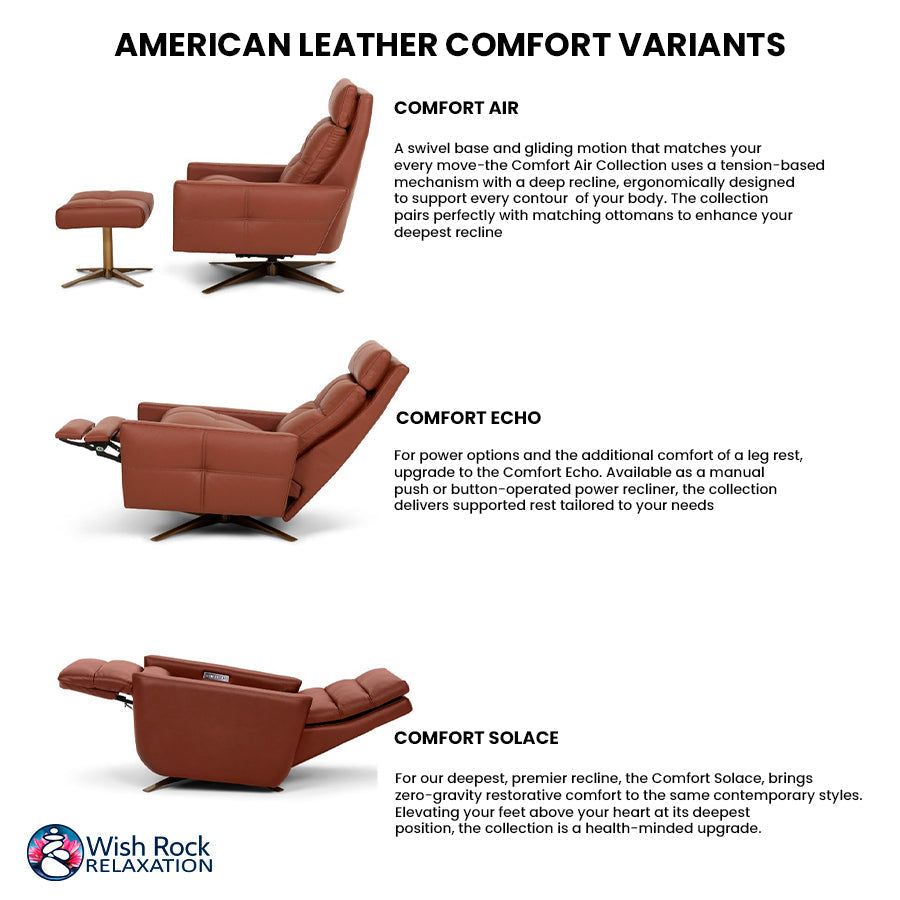 American Leather Rainier Comfort Series