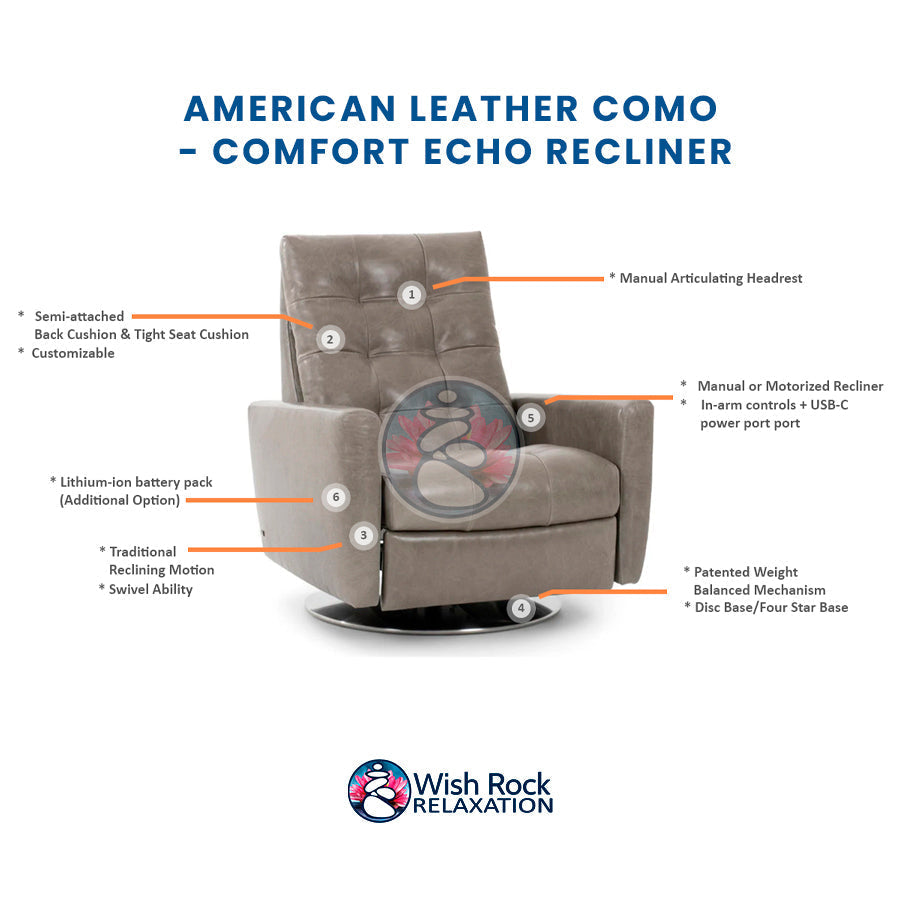 American Leather Como Comfort Series