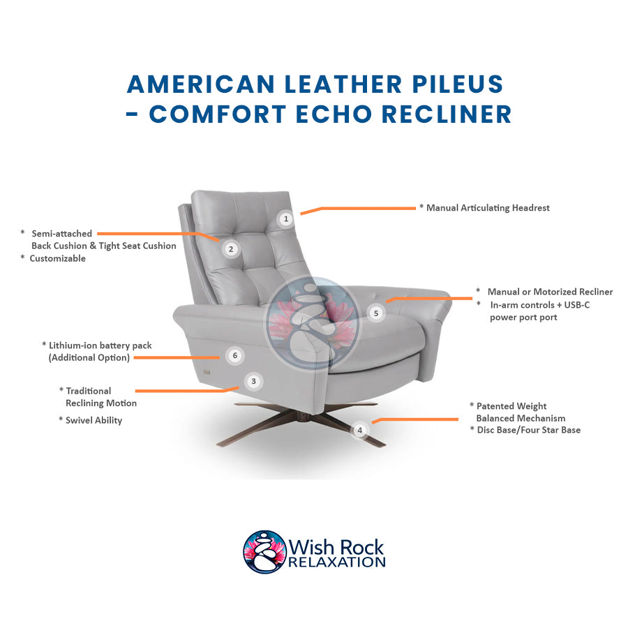 American Leather Pileus Comfort Series
