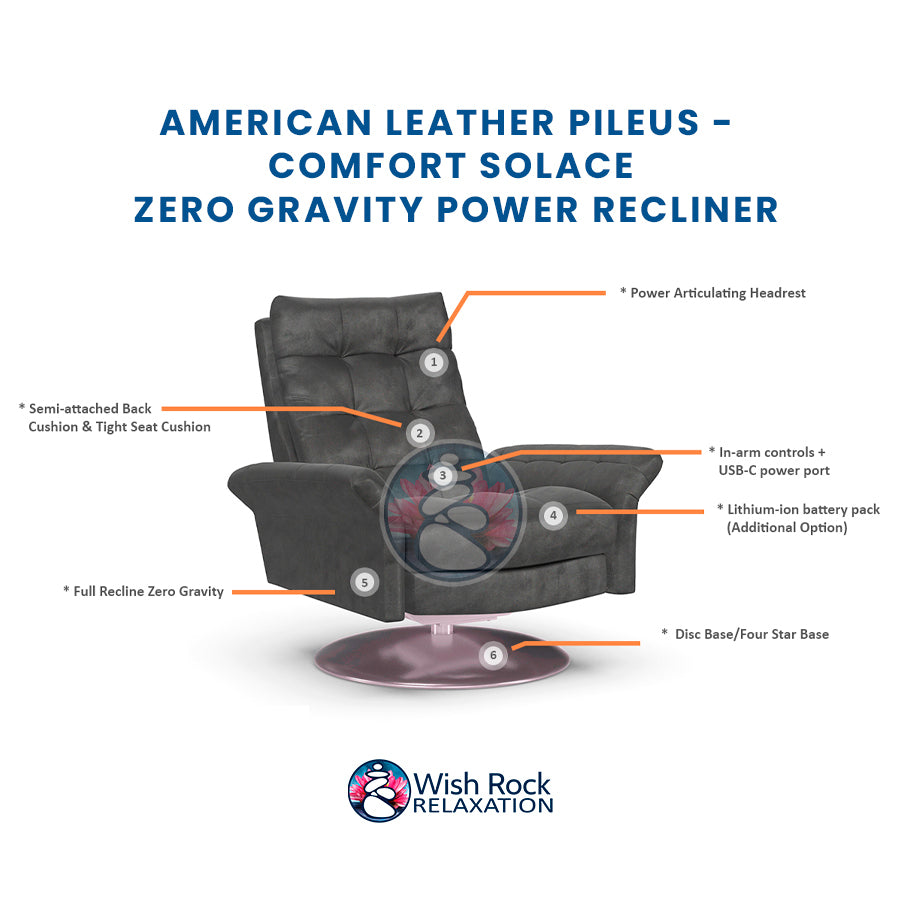 American Leather Pileus Comfort Series