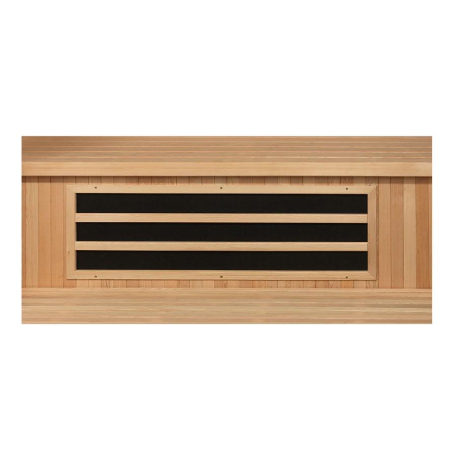 Dynamic Lugano Elite 3-Person Ultra Low EMF FAR Infrared Sauna - Canadian Hemlock