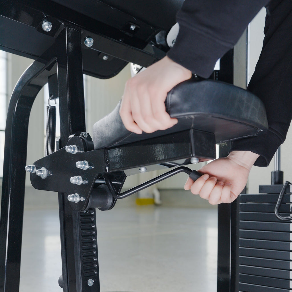 Dual Function Bicep Tricep Machine