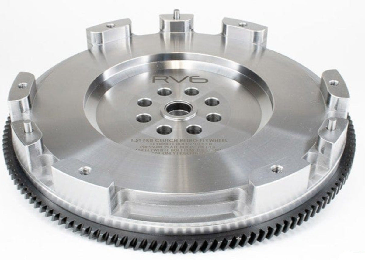 RV6™ 1.5T FK8 Clutch Retro Flywheel for 2016+ Honda Civic 1.5T (Type R Retrofit) (Flywheel Only)