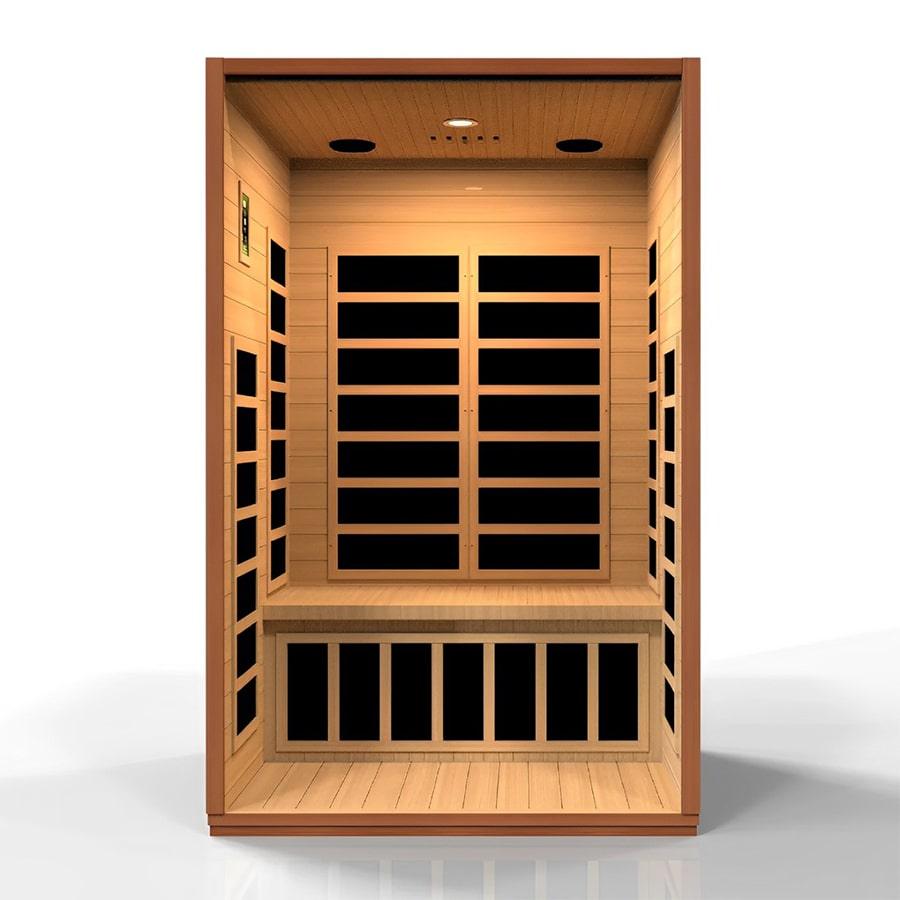 Cordoba 2 Person Ultra Low EMF FAR Infrared Sauna - Canadian Hemlock