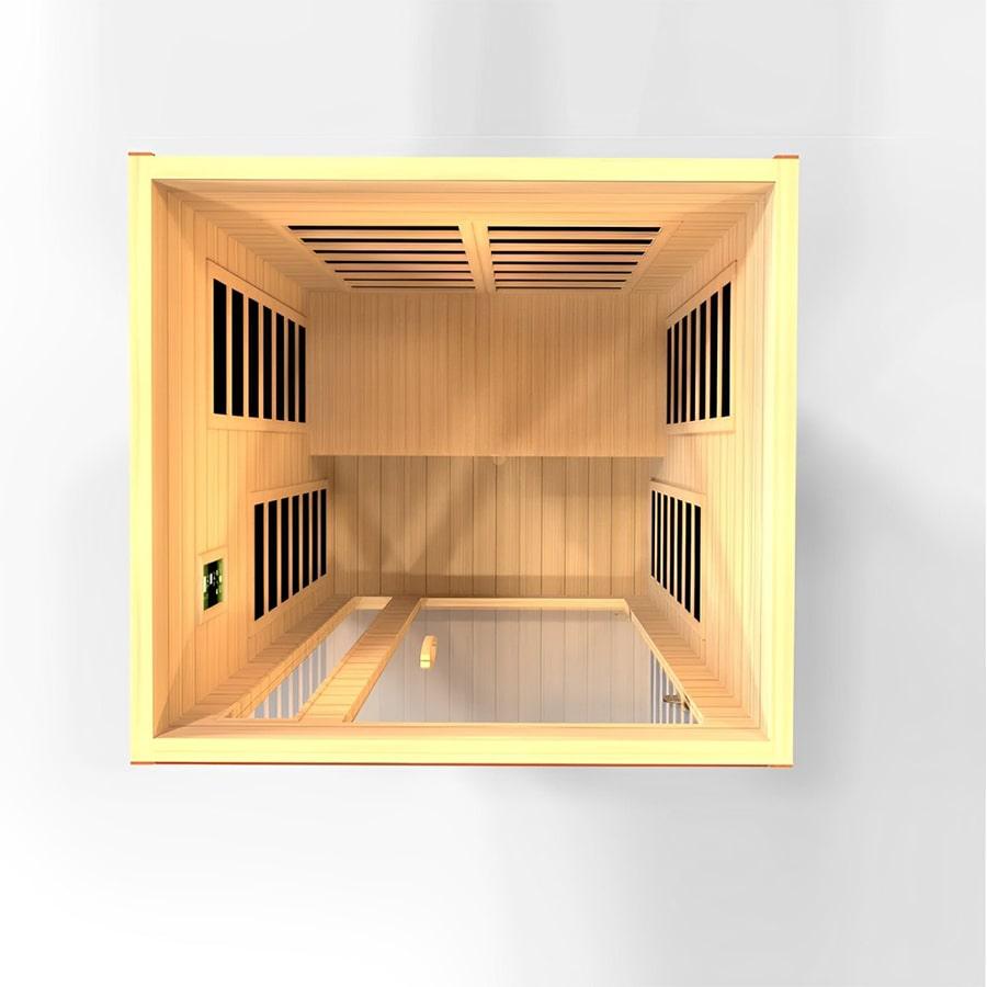 Cordoba 2 Person Ultra Low EMF FAR Infrared Sauna - Canadian Hemlock