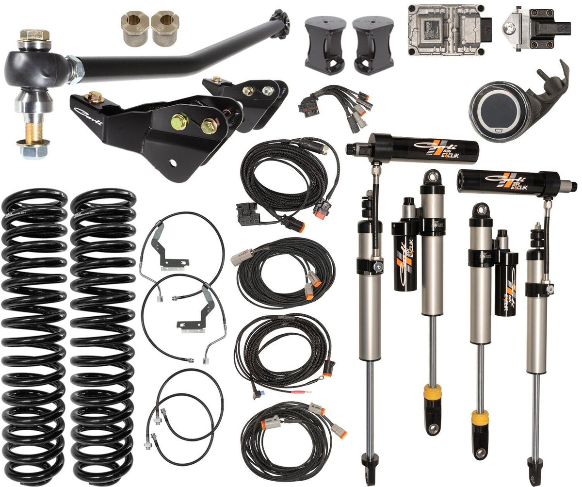CARLI 2017-22 FORD SUPER DUTY E-VENTURE ELECTRONIC (4.5"/5.5" LIFT) SUSPENSION SYSTEM (Short Bed)