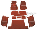 1969-1971 Chevrolet Corvette Convertible 80/20 Carpet Set (69 SADDLE / 4-SPEED / WITH JUTE)